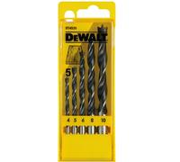 DeWALT Accesorios - Juego de 5 brocas para madera DT4535