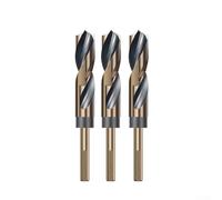 Juego de brocas para madera, metal y acero inoxidable, brocas helicoidales de alta velocidad con vástago de 10 mm con cabezales de carburo, paquete de 3 expansores de agujeros de mango pequeño para