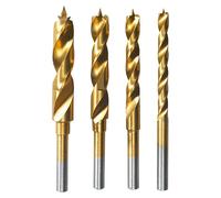 Dremel Brocas 636 – Juego 4 brocas titanio 3/4/5/6 mm para madera/laminado/aglomerado/contrachapado