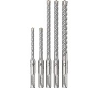 Juego De Brocas Para Martillo Bosch PRO SDS Plus-5X, 5.5/6/7/8/10 Mm, 5 Piezas.