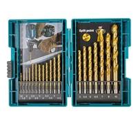 Makita B-67795 - Juego de brocas en espiral para metal (1,5 mm, 2,0 mm, 2,5 mm, 3,0 mm, 3,2 mm, 3,5 mm, 4,0 mm, 4,5 mm, 5,0 mm, 5,5 mm)