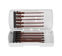 Juego de brocas para taladro eléctrico con puntas magnéticas y material de aleación de acero, vástago hexagonal de 1/4 pulgadas, 65/100 mm de longitud, 10 o 20 piezas para múltiples aplicaciones (tipo