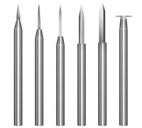Juego de Brocas para Tallar Madera para Herramienta Rotativa, 6 Uds., Accesorios para Taladro de Grabado, Broca, Herramienta de Pulido para Manualidades en Madera, 3Mm