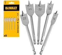 Juego de brocas planas DeWalt para madera, 5 piezas DT4798