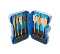 Juego De Brocas Planas Recubiertas De Titanio Silverline 7 Pzas 10 - 32mm