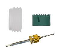 Juego de brocas rápidas - Herramienta de perforación de metal para focos de techo - eficiente dispositivo de perforación manual para techos de yeso en la construcción