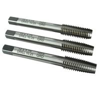 Juego De Brocas Rectas HSS Faithfull M12 X 1.75, 3 Piezas FAIHSSTM12