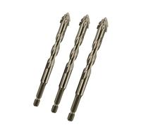 Juego De Brocas Serradas - Juego De Brocas Excéntricas De Cuatro Filos - Herramienta De Perforación De Alta Dureza Para Cerámica Cemento Ladrillo,Azulejo Ladrillo Metal Hormigón