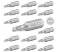 Juego de brocas STANLEY TORX T20 T25 T30 PH PZ Langbit 1/4" 6/10/25 uds.