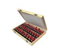 Juego De Brocas TCT Para Router Faithfull De 1/2 Pulgada, 35 Piezas FAIRBS35