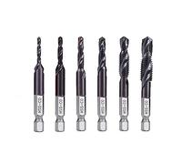 Juego de brocas y machos, HSS Hex Shank Machine Metric Thread Tap Wrench Set M3-M12 6 pcs(M10x1.5)