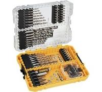DeWalt DT70761-QZ Toughcase - Juego de 72 brocas de hormigón y metal, puntas de atornillado, para taladro atornillador