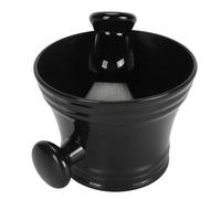 Juego de Brochas de Afeitar Foe Men, Brocha para Enjabonar Barba con Soporte, 3 en 1, Nailon Suave, Eliminación de Residuos de Pelo, Cepillo de Espuma de Secado Rápido, Soporte