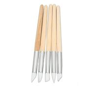 Juego de brochas de dibujo para arañazos, cepillo de polvo de silicona con esfera de reloj flexible 5 piezas suave para reparación de relojes