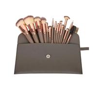 Juego de brochas de maquillaje - 15 unidades - Aplicadores portátiles - Eyeshadow Concealer Foundation Contour Brush - for Travel Business Trips Home Vanity Women Beginners