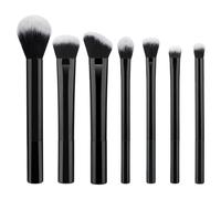 Juego de brochas de maquillaje de fibras sintéticas para base de maquillaje, para polvos, colorete, sombra de ojos, juego de brochas de maquillaje