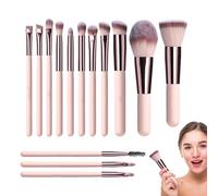 Juego de brochas de maquillaje de viaje, cepillo de maquillaje portátil, maquillaje de viaje Essentialss, por lo que es la elección perfecta de brochas para amantes, para sombra de ojos, reflejos