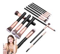 Juego de brochas de maquillaje, juego de brochas de maquillaje profesional de 16 piezas, juego de brochas de maquillaje para difuminar sombras de ojos, pincel corrector, juego de brochas de