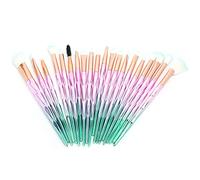 Juego de brochas de maquillaje profesional, 20 piezas, cerdas suaves, sombra de ojos, colorete, brochas en polvo para mujeres, artistas de maquillaje, Material ABS