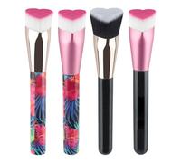 Juego de brochas de maquillaje profesionales de alta densidad para crema líquida elegante y aplicación de corrector debajo de los ojos