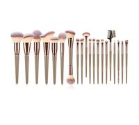 Juego de brochas de viaje para maquillaje, maquillaje, maquillaje, sombra de ojos, pestañas, 7/10/15/20 piezas