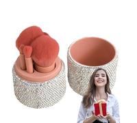 Juego De Brochas De Viaje, Set De Brochas Portátil Con Estuche De Cristales, Esponja Reutilizable Con Estuche De Cristales Para Contorneado, Iluminación, Sombras, Base Y Corrector