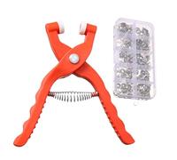 Juego de broches de costura - Juego de herramientas de fijación resistentes, accesorios de reparación de ropa de metal | Kit de instalación duradero a presión para reemplazar camisas, mochilas