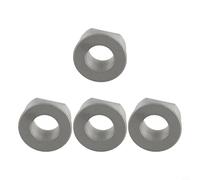 Juego de bujes de rueda delantera de 4 piezas para cortacéspedes Craftsman 532009040 y 532124959, construcción de metal OD 1-3/8 pulgadas ID 3/4 pulgadas de altura 1 pulgada