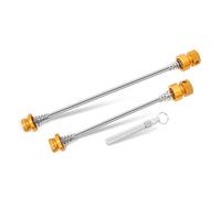 Juego de bujes delanteros y traseros para bicicletas, antirrobo para bicicletas de carretera, de liberación rápida, palancas para bujes de bicicletas de montaña, fáciles de usar, delanteros y
