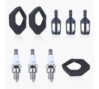 Juego de bujías de espuma de los filtros de aire y combustible para Honda GX25 GX25N GX25NT HHT25S motor