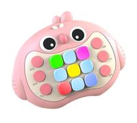 Juego de burbujas de empuje rápido, juguetes Pop Bubble - Máquina multifuncional de juego de ritmo de juego de consola de empuje rápido - Consola educativa de juegos educativos con luz y música para y