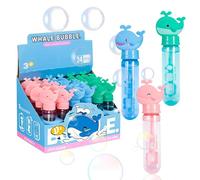 Juego de Burbujas de jabón para niños,24 Piezas Mini pompas de jabón,Barra para niños,pompas de jabón para Bodas,Regalos de Burbujas,Burbujas Coloridas,Juego de Burbujas de jabón