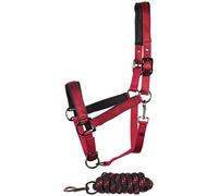 Juego de cabestro y correa para caballos Harry's Horse Satin Eli Cob