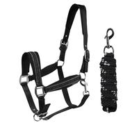 Juego de cabestro y correa para caballos HORKA EP Crystals & Pearls Full