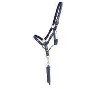 Juego de cabestro y correa para caballos QHP Lily Completo