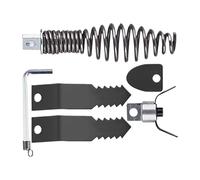 Juego de cabezales de corte combinados para desatascador de desagües, cabezal de corte para lavavajillas de tubos, herramienta en espiral para tubos con llave para instalación sanitaria, reparación y