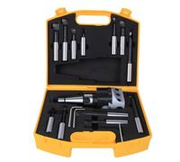 Juego de cabezales de mandrinado F1-18, juego de herramientas de fresado CNC, herramienta de mandrinado de alta precisión de 75 mm de diámetro con cortador de mandrinado de 12 (NT30-F1-18-12PCS)