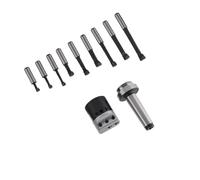 Juego de Cabezales de Mandrinar, Kits de Herramientas de Barras de Mandrinar de Acero Al Carbono de Alta Dureza Que Incluyen Rosca de 1-1/2-18UNF Brocas Centrales Conjunto de Brocas