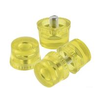 Juego de cabezales de martillo de goma de 4 tamaños (25 mm a 40 mm) para una reparación eficiente de abolladuras (40 mm)