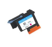 Juego de Cabezales y Cartuchos compatibles C4820A C4821A C4822A C4823A para soluciones de impresión de Tinta HP80 1000 1050c 1055(1 Magenta)
