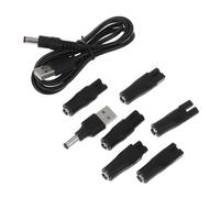 Juego de cables de carga USB para afeitadoras eléctricas, recortadoras de barba, cable de alimentación, peluquerías, instrumentos de belleza, accesorios
