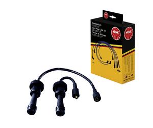 Juego De Cables De Encendido 2 Conductores Negro NGK Para Hyundai Santa