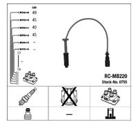 Juego de cables de encendido NGK 0755