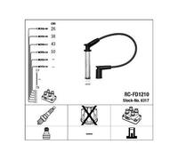 Juego de cables de encendido NGK 6317