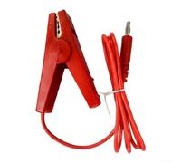 Juego de cables de interconexión de valla eléctrica de dos piezas, alambre de valla eléctrica con clips de cocodrilo para cargador de alimentación y conexión a tierra granja al aire libre