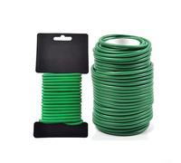 Juego de cables flexibles de soporte de plantas para jardín, cable de núcleo de hierro recubierto de PVC verde para árboles, arbustos, entrenamiento de plantas