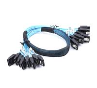 Juego de cables SATA de 8 piezas Cable de datos SATA de PC SAS de 7 pines y 6 Gbps