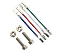 Juego de cables y tornillos estéreo para tocadiscos compatible con múltiples modelos de tocadiscos para una fijación segura del soporte