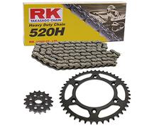 Juego de cadena adecuado para Hyosung GV 250 Aquila 01-17 cadena RK 520 H 116 abierta 14/46