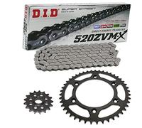 Juego de cadena adecuado para KTM Adventure 790 19-20 cadena DID 520 ZVM-X 118 abierto 16/45